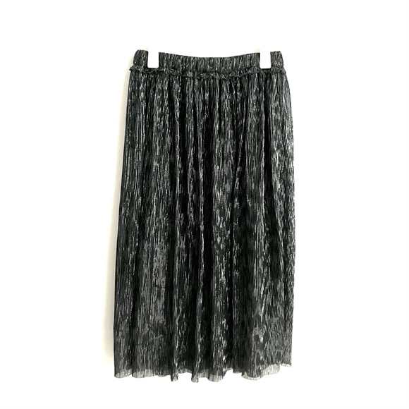 Isabel Marant Étoile Beatrice Gunmetal Metallic Skirt Size 38 - Picture 6 of 16